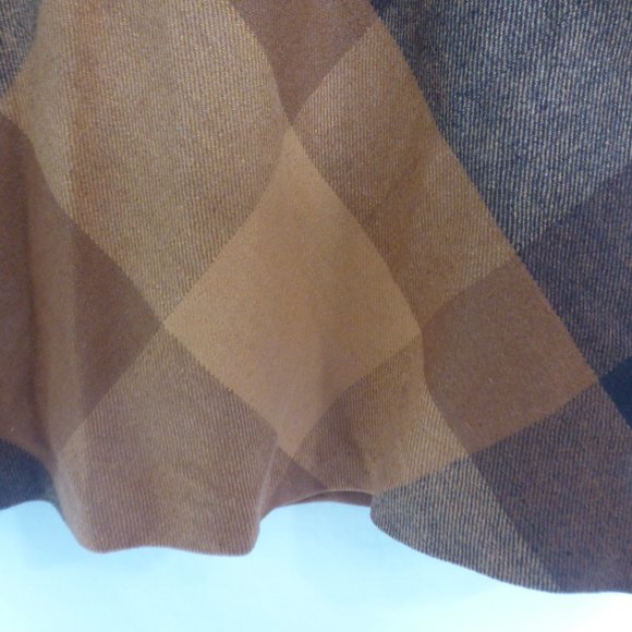 YIGU, lined argyle skirt, zip side, size 165/68A, NWOT - Picture 6 of 16